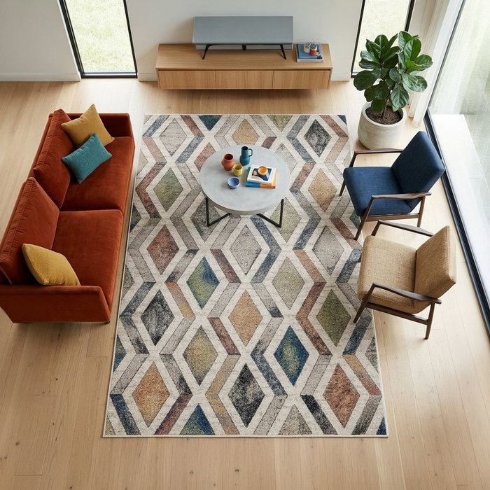Conceptum Alfombra Woopamuk393 Multicolor 180 x 280 cm Conceptum Alfombra Woopamuk393 Multicolor 180 x 280 cm